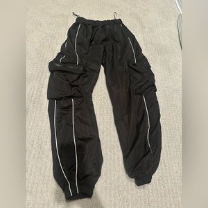 Black cargo pants